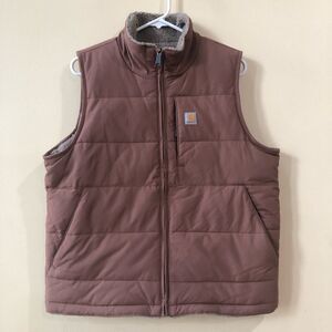 Carhartt Brown Quilted Vest